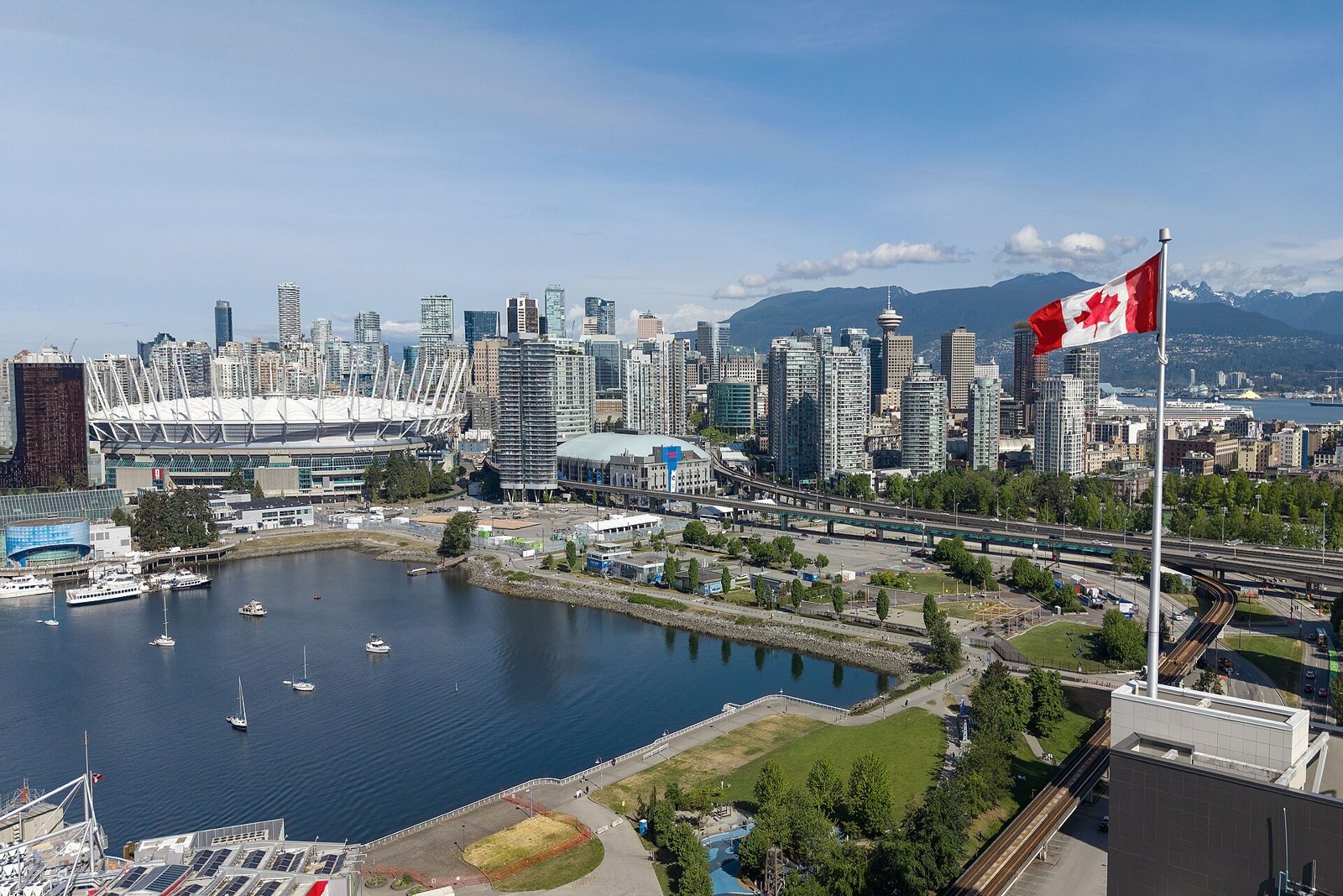 Ванкувер: Skyline of Vancouver, BC