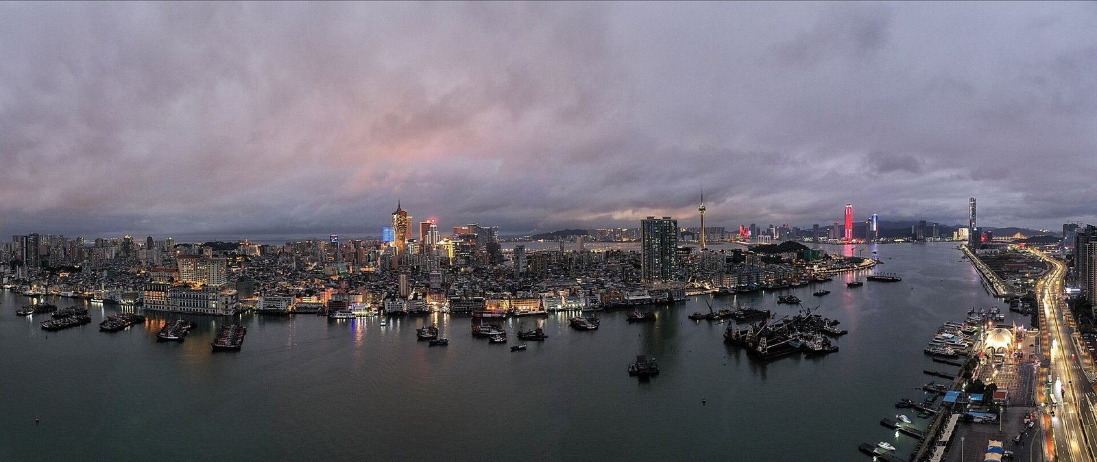 Макао: Panorama of Macau Peninsula2021