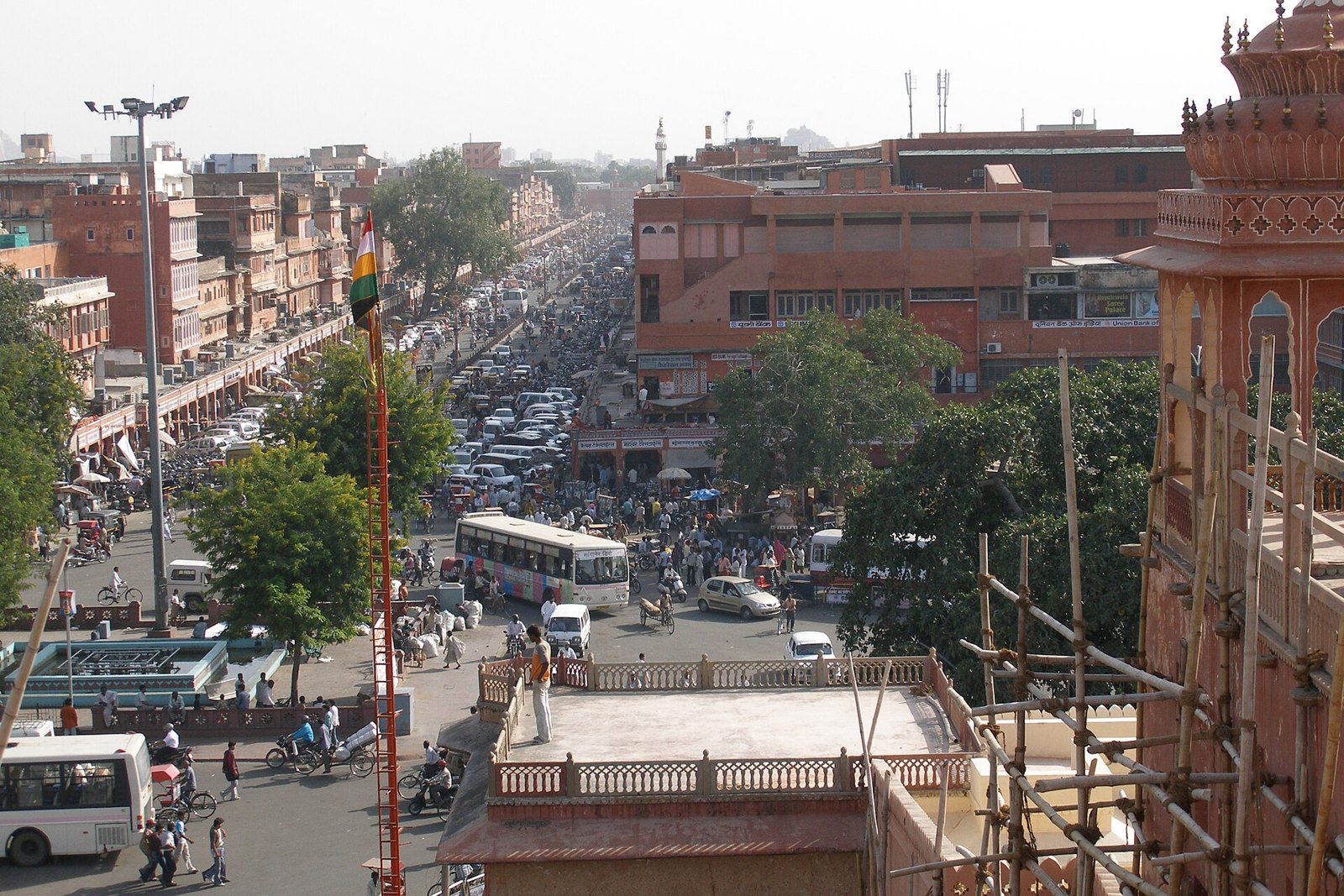 Джайпур: Jaipur, India, Downtown, Panorama