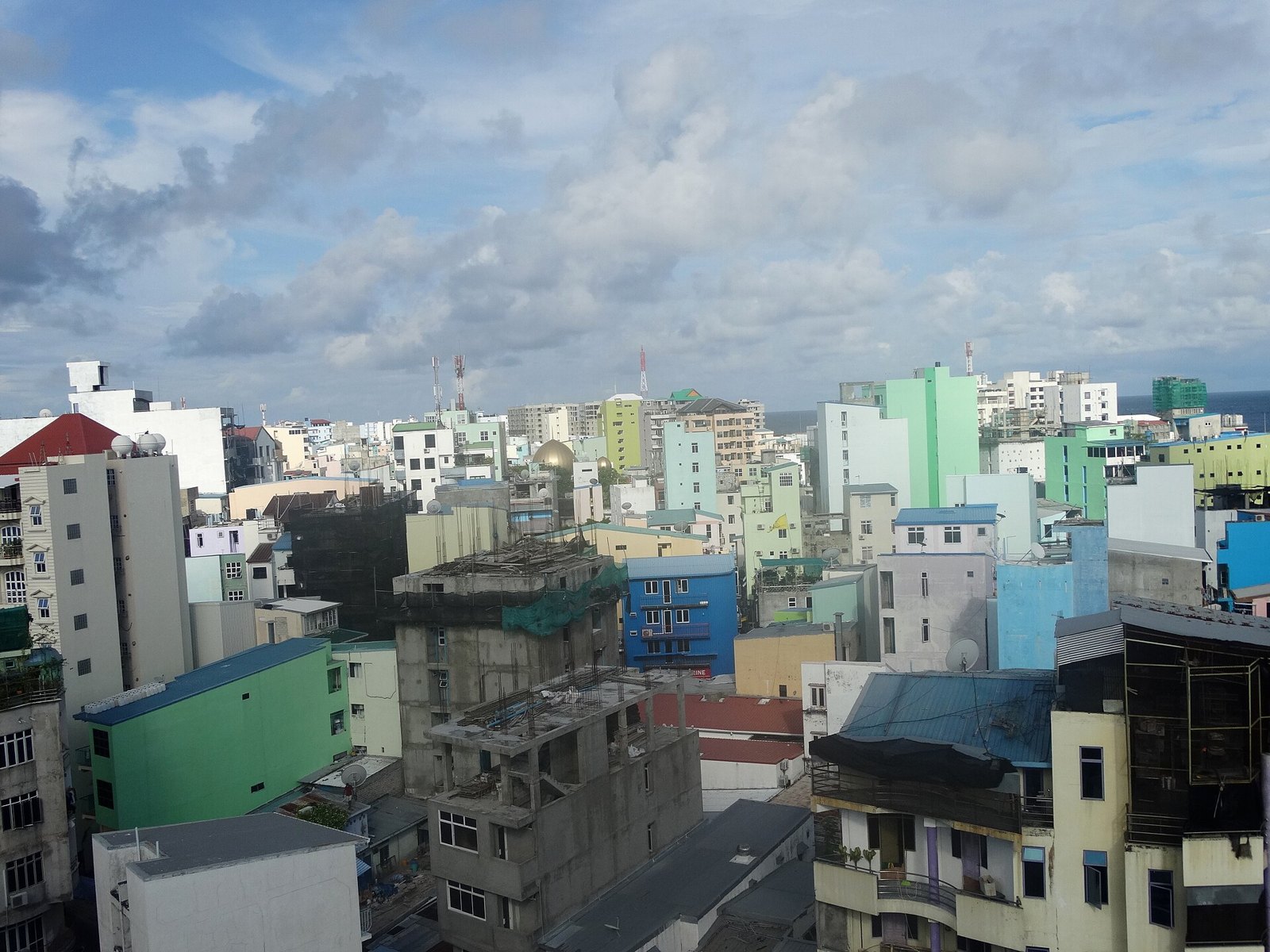 Мале: View of Skyline from 9th Floor of Coral Hotel & Spa - Male - Maldives (14064478859)