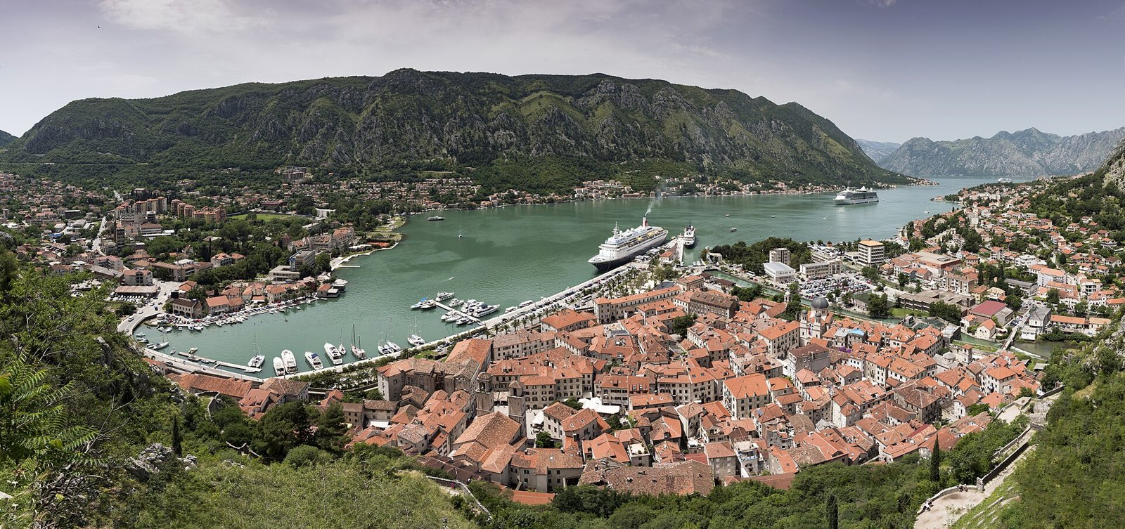 Котор: Kotor Montenegro panorama 2016