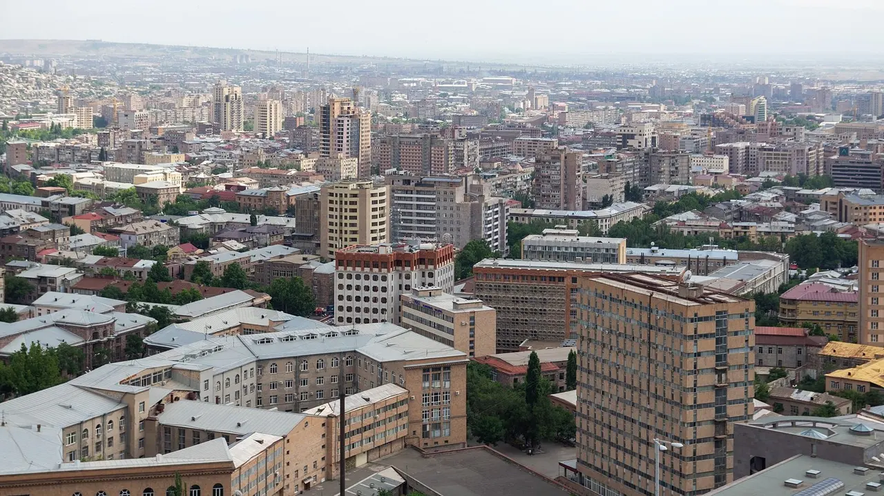 Ереван: Yerevan, Panoramic view of Yerevan, Armenia
