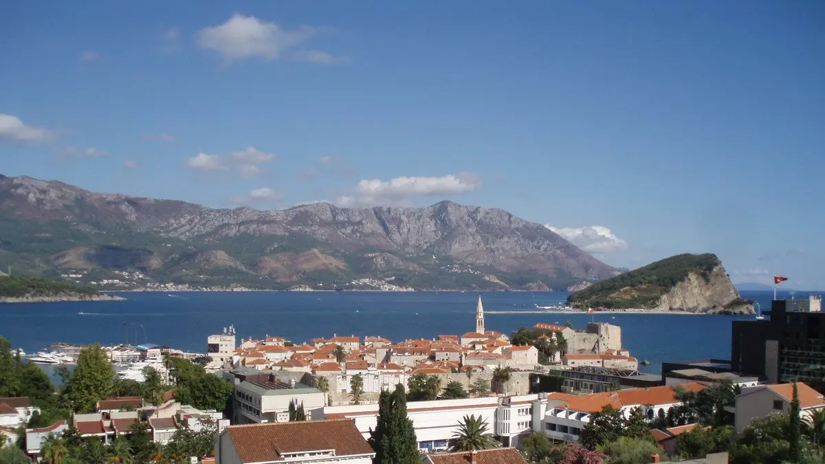 Будва: Budva, view from Gospostina