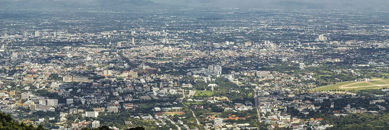 Чиангмай: Panoramic view of Chiang Mai City