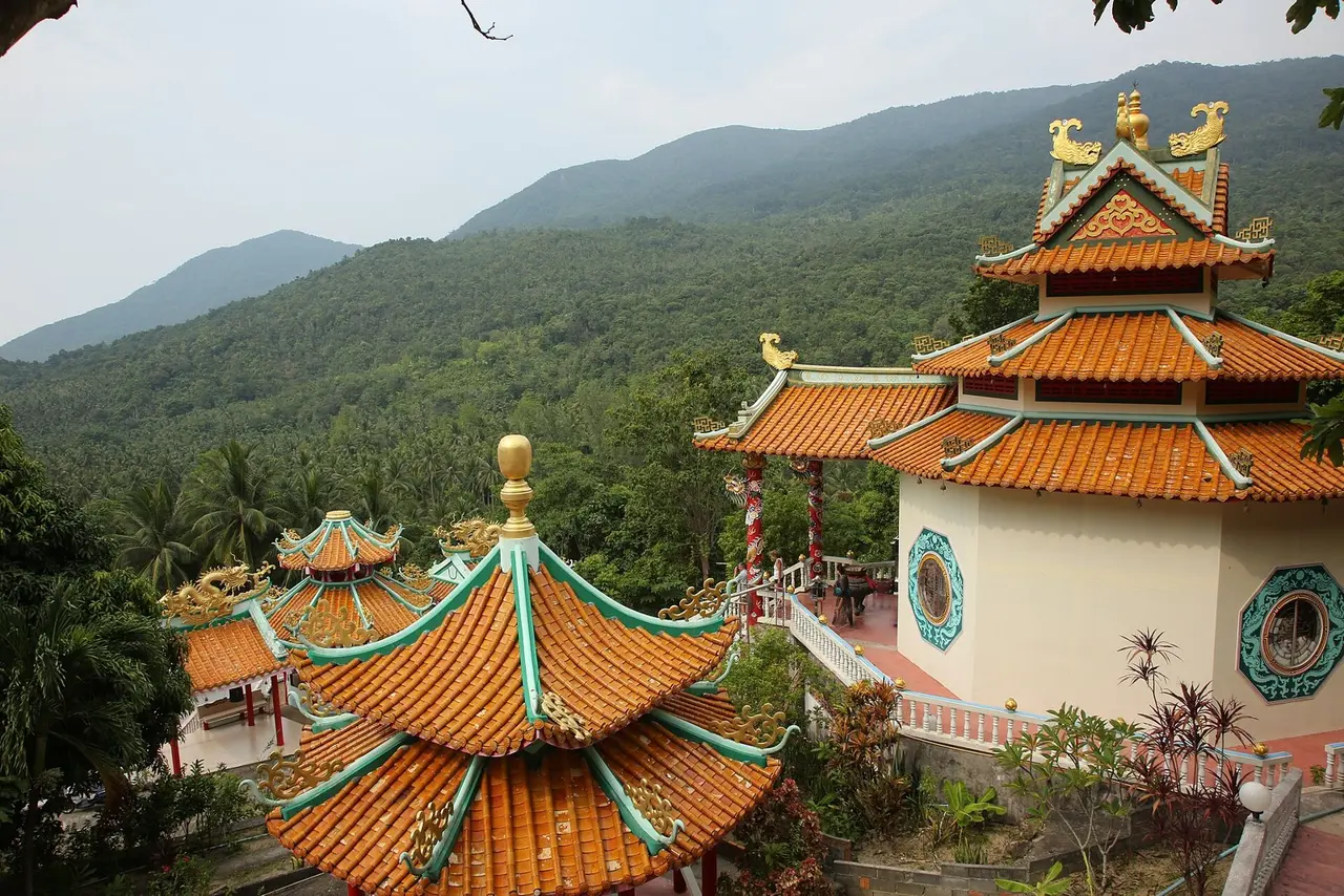 Панган: View from Chao Mae Kuan Im Shrine, Ko Pha-ngan